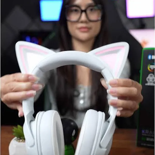 Casque sans fil oreilles de chat, casques, Waxul Dakar