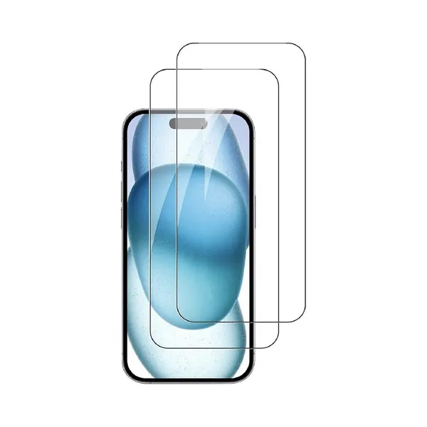 Verre trempé iPhone, lot de 2, protection d'écran, Waxul Dakar